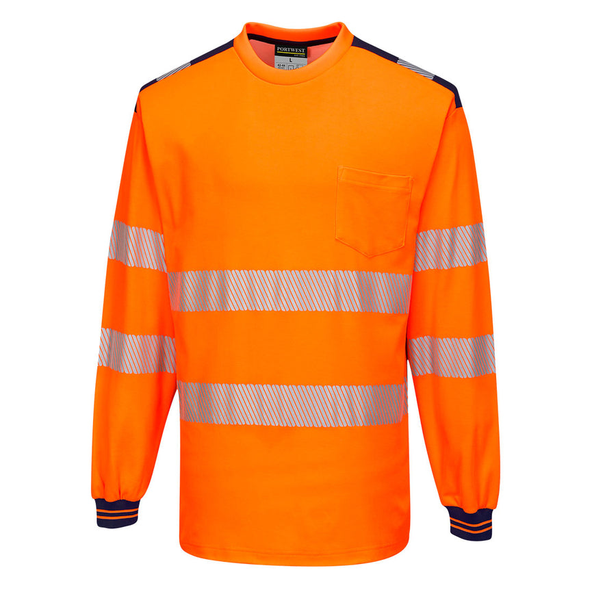 Camiseta Portwest de alta visibilidad de manga larga PW3
