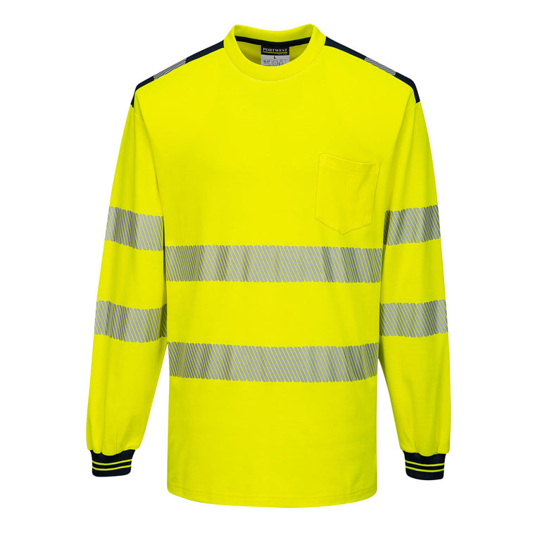 Camiseta Portwest de alta visibilidad de manga larga PW3