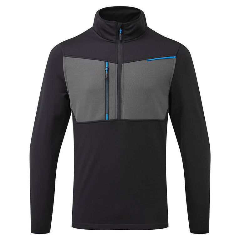 Forro polar técnico WX3 Half Zip Tech con media cremallera Portwest