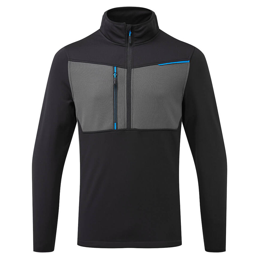 Forro polar técnico WX3 Half Zip Tech con media cremallera Portwest