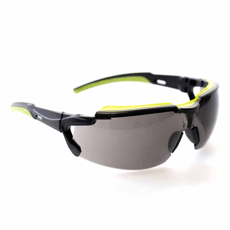 POMPEIA, gafas black-green frame Smoked lenses-Protexton