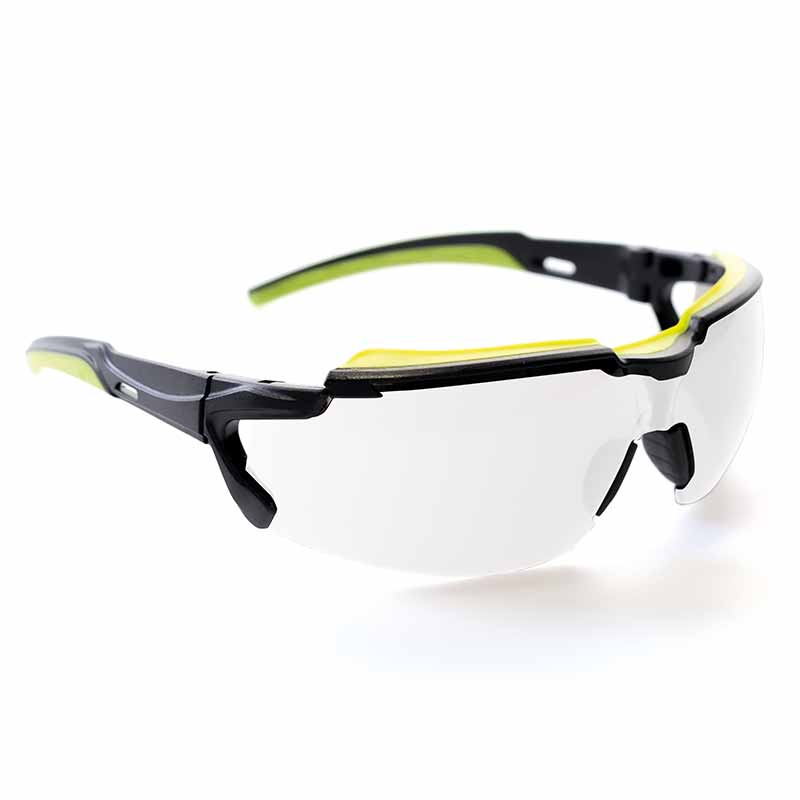 POMPEIA, Gafas Sport black-green Clear lenses-Protexton